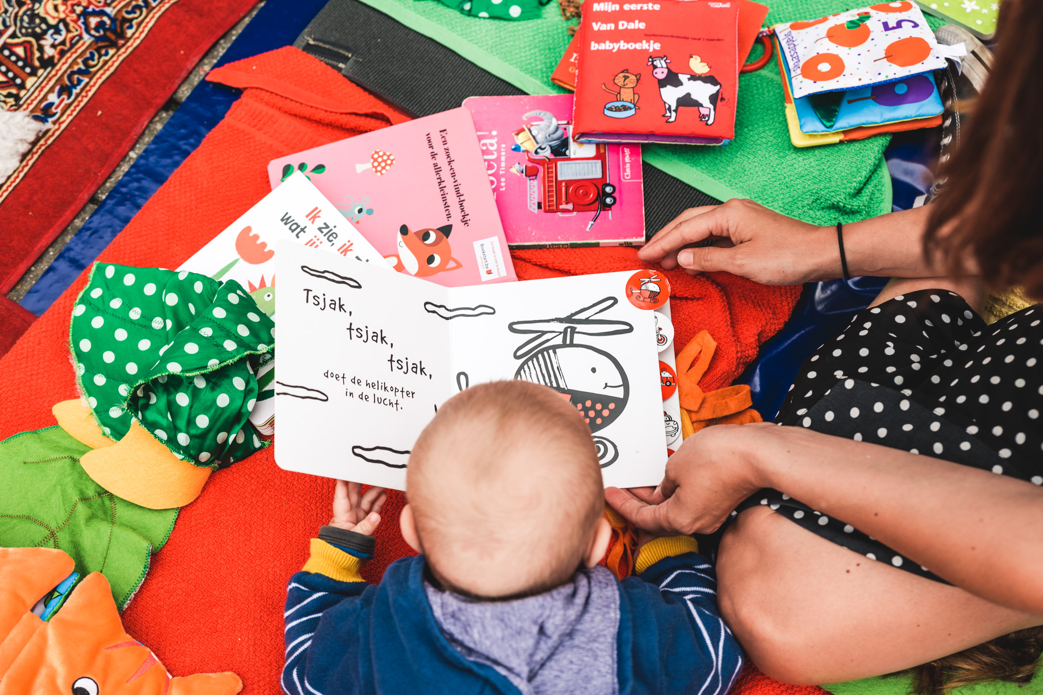 Voorlezen aan baby's en peuters